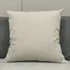 Almofada Decorativa de Tecido de Linho Espesso para Sala de Estar Almofada Grande para Sofá Escritório Mesinha de Cabeceira Capa de Almofada Lombar Encosto Simples