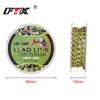 Ftk Linha Revestida de Chumbo Linha Pe Trançada 12-Fios Linha de Pesca de Carpa 10m Linha Amarrada para Carpa Estilo Europeu Roni Grupo de Pesca Contendo Chumbo Atacado Transfronteiriço