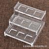 Caja Mineral Transparente Marcada Base de Cristal Hecha a Mano Caja de Exhibición de Joyería Caja de Almacenamiento de Adornos Caja de Especímenes de Cristal Coleccionable