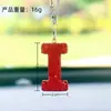 Colgante para Coche con Forma de Oso de Amor de Arcilla Amazon Transfronterizo, Colgante para Interior de Coche, Colgante de Letra de Alta Gama para Mujeres