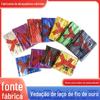 Com fio de amarração saco de embalagem de vedação laço Papel Kraft fio de gravata Máscara linha de encadernação papelaria embalagem saco de fio