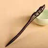 Mercadorias genuínas Pente de ébano pente de alto padrão diy estilo antigo acessórios de cabelo com balanço passo Pente de madeira novo estilo chinês adorno de cabeça feminino