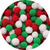 Decoração de Natal transfronteiriça acessórios de joias com bolas de lã de poliéster ornamentos criativos DIY para crianças materiais de decoração atacado