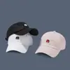 Gorra Bordada con Letra M para Hombre, Versátil, Visera Curva, Algodón, Copa Suave, Sombrero para el Sol, Gorra de Béisbol para Mujer, Sencilla, a la Moda