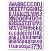 Amazon color letras inglesas y números combinación collage diy pegatinas impermeables taza de agua decoración de computadora transfronterizo
