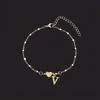 Pulsera de Acero Inoxidable Retro Simple con Letra Inglesa de Amor Transfronteriza para Mujer Pulsera de Goteo de Aceite Pulsera de Letras Dropshipping