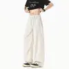 Pantalones de Trabajo Trendy Estilo Americano Verano 2026, Pantalones Casuales Delgados de Secado Rápido para Hombre, Pierna Recta Suelta Largos, Talla Grande con un Toque de Alta Gama