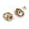 Hebilla de Anillo Colgante de Rosca de 12 mm, Anillo Lateral para Correa de Bolso, Gancho de Cadena Remachado con Cabeza en Forma de Anillo, Suministro de Guangzhou