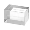 Materiais em Branco Brancos de Cristal Pujiang Personalizados Atacado para Decoração de Gravação Interna Cubo de Foto Suporte de Exibição Bloco de Cristal Cristal Branco