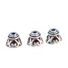 Accesorios de plata s925 Intime, soporte para flores, tapa de flor, junta espaciadora, soporte para cuentas en forma de corazón, cuentas espaciadoras, cuentas de Buda DIY, pulsera, accesorios de hilo