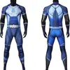 Fantasia de cosplay de Siaman do novo filme da Marvel, Quarteto Fantástico, para o Halloween.