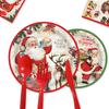 Decoración para Fiesta Navideña de Año Nuevo Transfronteriza Set de Fiesta de Papá Noel Nuevo Artículo Bandeja de Papel Servilleta Vaso de Papel Bandera de Tirar
