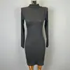 Vestido Tubinho de Gola Alta Plissado Estilo Maduro Outono/Inverno 2025, Fibra de Viscose Valoriza a Silhueta