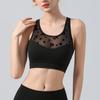 Nuevo Traje de Yoga Deportivo de Malla de Mariposa Sexy y a la Moda para Comercio Exterior Transfronterizo Europeo y Americano con Almohadilla de Pecho Removible