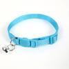 Correa de nailon para mascotas collar de gato hebilla de seguridad hebilla de gato correa de color Campana mascota collar de gato multicolor colorido