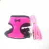 Chaleco para Mascotas Gato y Perro Transpirable Pollo y Pato Moda Malla Pecho y Espalda para Mascotas Set Lazo Mascota Más Tracción