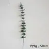 Planta Artificial de Eucalipto Hoja de Dinero Decoración del Hogar Flores Artificiales Plantas Verdes Imitación de Alta Calidad Decoración del Hogar