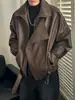 Chaqueta de cuero fresca y elegante estilo coreano para mujer, nueva colección otoño 2026, chaqueta retro americana de alta gama