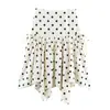 Atacado de Fabricantes de Roupas Femininas Transfronteiriças Primavera 2026 Novos Tops Curtos e Saias da Moda Sexy Estilo Europeu e Americano com Bolinhas