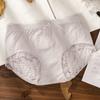 Calcinha feminina de renda japonesa com laço, sem costura, cor sólida, forro de grafeno, bolha, alta elasticidade, calcinha triângulo
