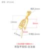 S925 Sterling Silver Ping An Clip Moda Jade Pingente Fivela Jade Pingente Fivela Fivela de Prata Jade Pei Handmade DIY Colar Fivela