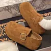Zapatos Birkenstock de Punta Cerrada Estilo Coreano para Mujer, Nuevo Modelo Otoño 2026, Cómodos Zapatos Casuales de Doble Uso para Mujer, Adecuados para Uso en Exteriores