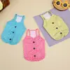 Roupas para Pets Primavera e Verão Novo Estilo Tamanho Pequeno Cães, Gatos, Bichon, Teddy Roupinha Fofa Estilosa 26 Cardigan Doce Cool