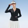 Chaqueta Deportiva de Verano para Exteriores UPF50+ Ropa de Yoga Ropa Amigable con la Piel Hilo Original Seda Helada Ropa de Protección Solar para Mujer Hecho a Medida