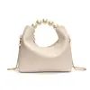 Bolsa de Mão de Pérolas de Luxo de Alta Qualidade para Mulheres 2026 Novo Modelo, Bolsa Transversal com Corrente de Alta Qualidade, Bolsa Estilo Fresco Dumpling