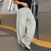 Calça jeans estilo americano de rua com adornos de strass em formato de estrela, masculina, corte solto, perna reta, perna larga, design moderno, calça comprida para o outono
