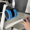 Rueda de Carrito de Viaje Silenciosa Cubierta Protectora Silla Gamer Rueda Universal Rueda de Maleta Resistente al Desgaste Reducción de Ruido Cubierta de Silicona