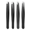 Pinzas para depilar cejas de explosión 96 pinzas para depilar cejas pinza depiladora pinza para cejas pinza para cejas de acero inoxidable negra herramientas de belleza pinza para cejas