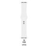 Adecuado para correa de Apple Watch Correa de silicona para Apple Watch Correa de silicona con doble perno y retroceso Correa de reloj de silicona