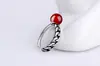 Dz Anillo Abierto de Artesanía Antigua Perla Retro Unisex Minimalista Diario Anillo para Dedo Índice Anillo Hip Hop