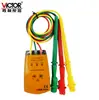 VICTORVC850/vc850A Medidor de Secuencia de Fases Medidor de Electrofases de CA Trifásico Probador de Secuencia de Fases Medidor de Fases