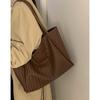 Bolso Cruzado de Textura Retro para Axila de Viajero para Mujer 2025 Nuevo Bolso Tote de Gran Capacidad Bolso de Hombro Simple