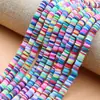 Materiais Artesanais DIY Contas Soltas 6mm Fio Inteiro Cor Mista Suave com Contas de Cerâmica Acessórios para Joias Fio para Pulseira Colar Contas Espaçadoras