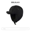 Invierno Peluche Cálido Pico de Pato para Mujer Lindo Forro de Polar Protección para Orejas A Prueba de Frío Suéter Gorro Versátil Bola de Pelo Gorro de Punto Moderno