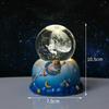 Abajur Transfronteiriço com Gravação Interna de Céu Estrelado, Bola de Cristal com Luz, Luz Noturna Rotativa, Decoração de Mesa, Luz Ambiente, Presente de Aniversário