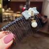 Novo Pente de Cabelo Infantil Adorno de Cabeça para Menina Não Machuca a Testa da Menininha Pente de Cabelo de Princesa Flor de Cabelo Cartoon Acessórios de Cabelo