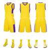 Conjunto de ropa de baloncesto para niños, niños y niñas, estudiantes de primaria, ropa de equipo de entrenamiento, camiseta deportiva, chaleco estampado, ropa de pelota, estampado