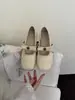 Zapatos planos para mujer Chuyuji estilo retro francés, punta cuadrada, camelia, Mary Jane, suela blanda, corte bajo, elegantes y cómodos