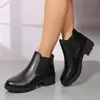 Botas Casuales Cómodas de Verano 2026 para Mujer Talla Grande Estilo Europeo y Americano Moda Punta Redonda Talla Única