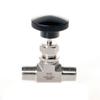 Válvula de Aguja de Paso Recto Tipo Tapa de Válvula Integral de Acero Inoxidable Ss316 Marca Roke Rosca Externa 1/8, 1/4, 3/8 Npt