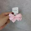 Cabeça de bebê Corda Doce Menina Bonito Tendão de Borracha Infantil Cor Sólida Madeira Orelha Borda Mini Arco Corda de Cabelo Corda de Cabelo