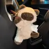 Caja de Pañuelos Creativa Nueva para Coche, Tipo Colgante, Sensación de Alta Gama, Gato Calicó de Dibujos Animados Lindo, Bolsa Colgante de Pañuelos para Decoración Interior de Coche