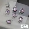 Acessórios de Liga para Nail Art de Unha com Arco Reto Longo Prata Lado Pilha de Doces Broca Joias para Unha Usar Decoração de Armadura Broca