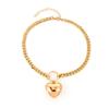 Joyas transfronterizas ins moda simple collar para clavícula collar personalizado pequeño corazón fresco para mujer NK28040