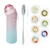 Comercio Exterior 650ml Vaso de Agua Deportivo para Exterior con Vaso de Plástico Perfumado Tritán Vaso Frutal Multiflavores Venta Directa de Fábrica