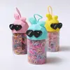 Banda de Goma Desechable de Dibujos Animados en Lata para Niñas Banda para el Cabello Trenzada para Niñas Banda de Goma Gruesa de Alta Resistencia Accesorios para el Cabello